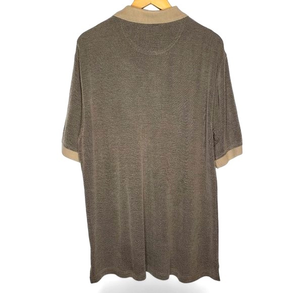 Vintage NFL Tampa Bay Buccaneers Micro Check Knit Polo Shirt XL - Picture 2 of 7